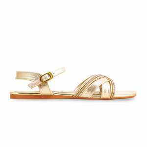 Sandalias con tacón dorado FN5933 - Product Image 4