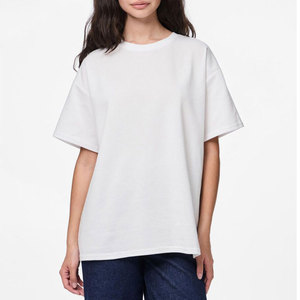 T-shirt surdimensionné pour femmes grandes tailles, le plus populaire, sur mesure, nouveau style, col rond - Product Image 1
