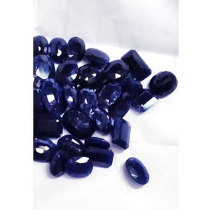 พลอยไพลินสีน้ำเงินธรรมชาติ 34 เม็ด ขนาด 12 มม. ถึง 16 มม. รูปทรงวงรีเหลี่ยมเพชรพลอย น้ำหนัก 218 กะรัต คุณภาพสูงจาก Iroc Sales แบบเจียระไน Neelam ราคา 349 ดอลลาร์สหรัฐ - Product Image 3