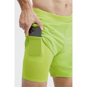 New Stitched Men Gym Short Custom Logo/Colors Anti wrinkle Breathable Premium Quality man Gym Short with in Wholesale Price - Product Image 3