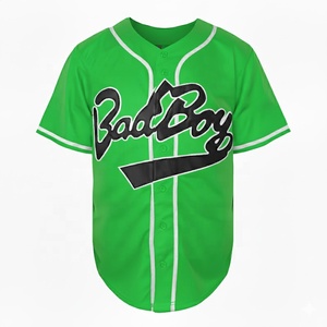 Vente chaude Maillots de baseball personnalisés 100% Polyester Sublimation Imprimé Respirant Séchage rapide Vente en gros Service OEM - Product Image 4