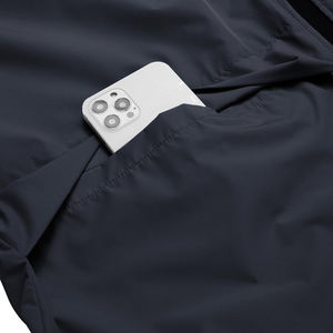 Traje de lluvia con cremallera a la moda, cortavientos ligero para exteriores, OEM/ODM personalizado, conjunto de 2 piezas con cremallera para hombre - Product Image 3