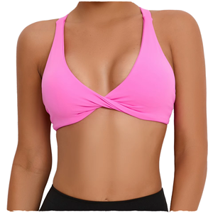 Ensemble de sport respirant pour femmes, soutien-gorge de sport, vêtements de gym, taille élastique, logo personnalisé, haute qualité, vente en gros, motif uni - Product Image 1
