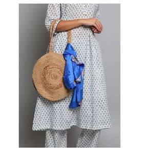 Sac à main rond en jute naturel fait à la main, écologique, sac de mode pour femmes - Product Image 1