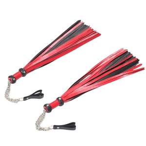 แส้หนัง BDSM ระดับมืออาชีพ พร้อมสายหนังเส้นหนาและด้ามจับกันลื่น - Product Image 1