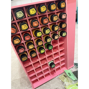 Support de rangement rotatif multicouche pour perles Hama avec séparateurs pour flacons en <span class=keywords><strong>plastique</strong></span> de 30 ml et organisateur de bureau - Product Image 2