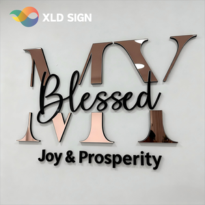 Insegna Pubblicitaria Personalizzata di Alta Qualità in Metallo e Acrilico per Uffici Interni e Saloni di Bellezza - Product Image 2