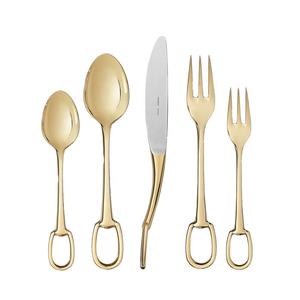 Couverts de luxe de haute qualité en acier inoxydable de couleur chocolat mat couverts royaux pour restaurant maison hôtel - Product Image 5