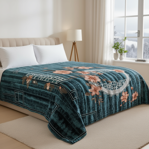 Edredón de Invierno de Lujo, Reversible, de Poliéster Sherpa Estampado, Suave y Cálido, 220x240 CM, para Hogar y Hotel - Product Image 1
