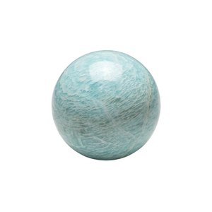 Esfera de Cristal de Amazonita Natural, Bola de Piedra Preciosa Pulida para Decoración del Hogar, Meditación, Feng Shui - Product Image 1
