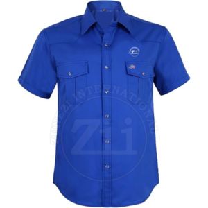 Camisetas FR para Soldadura, Ropa FR para Trabajadores Petroleros, Resistentes al Fuego, Hechas a Medida, Camisetas Ignífugas FR para Soldadura, Precio al por Mayor - Product Image 1