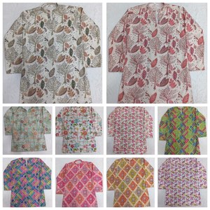 NOIIR PIGEON Kurta Tradicional de Algodón Grueso para Hombre, Corte Holgado, Sin Arrugas, Estampado Posicional, Bordado con Hilo Dorado y Lentejuelas - Product Image 3