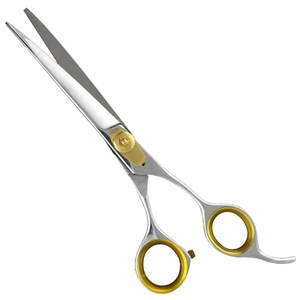 Ciseaux de coiffure professionnels personnalisés avec logo, pour droitiers, 6,5 pouces, faible MOQ, en acier inoxydable J2, outils de barbier et de salon de coiffure, OEM/ODM - Product Image 1