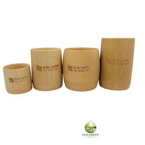 Wholesale Bamboo Wood Tumbler Eco Friendly <b>Reusable</b> <b>Cup</b> Minimalist Design Lids Natural Wooden Tableware Factory Direct Custom - Product Image 6