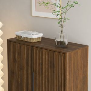 Mobile Moderno in Legno per Scarpe con Ripiani Regolabili, Organizzatore per Ingresso, Corridoio e Soggiorno, Opzioni Multiple di Porte - Product Image 4