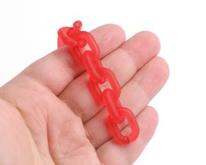 Cadena Larga de Resina, Estilo Moderno, Mezcla de Colores, Punk, Hueca, Grande, Gruesa, de Varias Piezas, Decoración para el Hogar, Hecha a Mano - Product Image 1