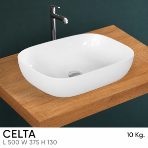 Lavabo sur pied CELTA moderne, finition chromée, capacité 12L, certifié NSF pour hôtels et salons - Product Image 2