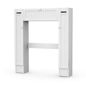 Mobiletto in Legno per Bagno da Posizionare Sopra il WC, Scaffali per Bagno - Product Image 3