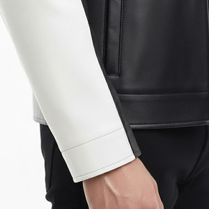 Chaqueta de Cuero Genuino de Cordero Negra para Hombre, de Alta Calidad, Chaquetas de Cuero para Hombre de Maximize Wear, Chaqueta de Invierno para Hombre - Product Image 5