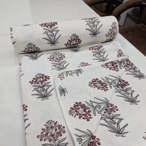 Vintage Hand Block Printed Cotton Dohar Hand Block Printed Beautiful Dohar New Arrival Handmade Hand Block Hand Block Printed - Product Image 1