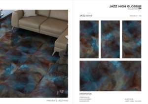Nuevas baldosas de porcelana Jazz con acabado de alto brillo en tamaño 60x120cm 600x1200mm 24x48 para espacios interiores de primera calidad - Product Image 4