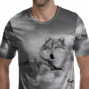 T-shirts décontractés pour hommes en coton 100% respirant, imprimés par sublimation, avec logo personnalisé OEM en gros - Product Image 3