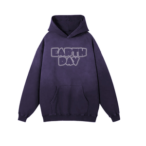 Sudadera con Capucha Estilo Acid Wash, Sudadera con Capucha Personalizada con Logotipo Impreso o Bordado, Sudadera Extra Grande de Felpa de Algodón, Sudadera Informal, Sudadera Estilo Urbano - Product Image 2