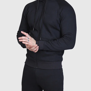 Conjunto Deportivo Casual de 2 Piezas Elite Flex con Logotipo Personalizado, Sudadera con Capucha y Cremallera Completa, Pantalones de Chándal para Hombre, Ropa Deportiva para la Calle - Product Image 6