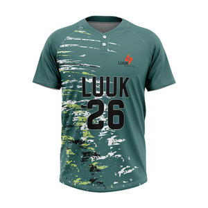 Camisetas de Béisbol Personalizadas de la Marca LUUK, 100% Poliéster, Transpirables, de Secado Rápido, Antibacterianas, que Absorben la Humedad, para Equipos y Clubes - Product Image 1
