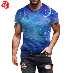 Design de mode imprimé t-shirts hommes vêtements vêtements et accessoires hommes 100% coton coupe ample imprimé o-cou T-Shirt - Product Image 3