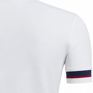 Polo de Mujer Blanco con Ribete Azul Marino, Manga Corta, Estilo Deportivo, Cómodo para Golf y Prácticas al Aire Libre - Product Image 6