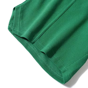 Pantalones Cortos Deportivos Personalizados para Hombre, Estilo Waffle, Ligeros, Texturizados, Cierre con Cordón, Transpirables, Ecológicos, para Verano - Product Image 2