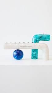 Chất lượng mới nhất nhựa gợn nến đứng và mustique menorah nhựa Voi cho nhà đám cưới Bảng trang trí và ngày giáng sinh - Product Image 5