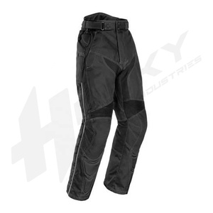 Pantalon de sport de course pour hommes XL noir Textile Cordura Coussinets de protection imperméables à fermeture éclair complète Personnalisables Moto - Product Image 4