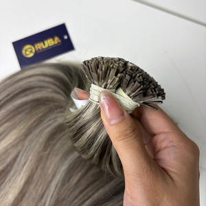Extensions de cheveux en kératine italienne à prix de gros, pointes plates, qualité double drawn, cuticules alignées, cheveux humains bruts vietnamiens - Product Image 3