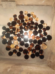 Fabricante de botones en bruto de cuerno de búfalo ecológicos hechos a mano, en colores negro natural y dorado, tamaño por Blossom Craft India - Product Image 6