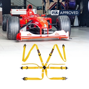 Harnais de course 6 points en polyester homologué FIA, fabrication OEM professionnelle, TBRACING SPORT PLUS 2, prend en charge l'ODM, logo personnalisé, vente en gros - Product Image 2