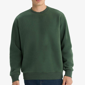 Sweat-shirt d'hiver à capuche et quart de zip en molleton décontracté 100 % coton, style streetwear de luxe, brodé, coupe classique pour homme, vente en gros - Product Image 2