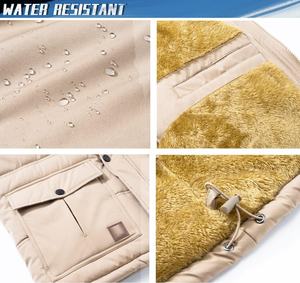 Veste parka personnalisée manteau chaud à capuche pour homme veste de sport d'hiver imperméable veste pour homme grande taille - Product Image 6