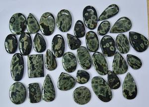 Jaspe oceánico natural auténtico en cabujón, piedras preciosas al por mayor de origen ético para la fabricación de joyas desde Jaipur - Product Image 5