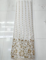 Tissu brodé perlé, dentelle perlée pour robes de mariée, robes de soirée, abayas, kaftans, vêtements de mode, sourcing pour acheteurs et commerce