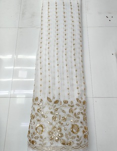 Tissu en viscose georgette de créateur très demandé pour la mode ethnique féminine, disponible au prix d'usine - Product Image 1
