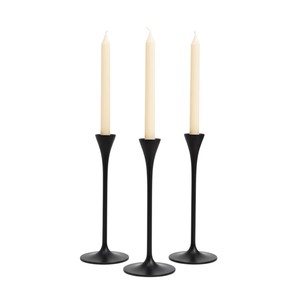 Candelabro de Hierro Negro de 3 Brazos al por Mayor, Moderno y Decorativo, para Mesa, Bodas, Cenas y Decoración del Hogar - Product Image 2