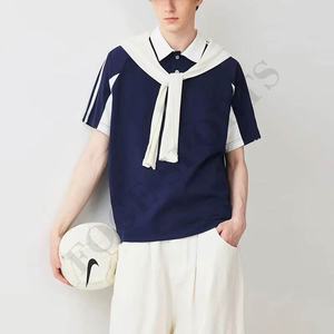 Fabricante de manga corta 100% algodón personalizado peso pesado a granel liso deportes Golf Polo camisetas - Product Image 5