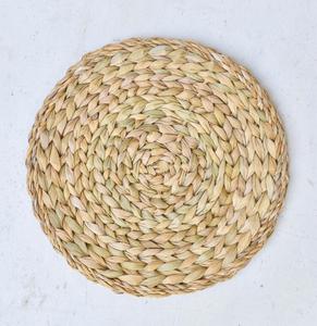 Set de table rond en jute et rotin, tissé, décoration naturelle pour la maison, pour table de salle à manger d'hôtel, fabriqué au Bangladesh - Product Image 3