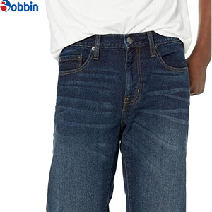 Pantalones Vaqueros de Mezclilla para Hombre, Diseño Personalizado, Cintura Media, Lavados, Ajustados, con Cierre de Cremallera, Estilo Casual, Pierna Recta - Product Image 5
