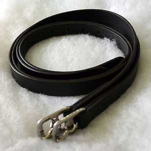 Correas de Cuero Genuino de 1 Pulgada de Ancho con Orificios Numerados y Hebillas de Acero Inoxidable, Equipo Duradero para Montar a Caballo - Product Image 2