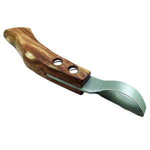 Cuchillo para Pezuñas de Acero Inoxidable en Miniatura para Uso Veterinario Profesional, Instrumentos Obstétricos, Mango de Madera Personalizado, Alta Calidad OEM - Product Image 3