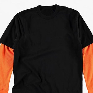 Camiseta de Moda 2026, Estilo Urbano, Cuello Jersey, Manga Larga, 100% Algodón, Transpirable, Antiarrugas, Secado Rápido, Corte Regular para Hombre - Product Image 4