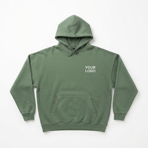 เสื้อฮู้ดดี้ทรงหลวมหนานุ่ม ผ้าฟลีซ GSM สูง ทรงปกติ สวมหัว ใส่สบาย พิมพ์ลายดิจิทัล ผ้าฝ้าย 100% - Product Image 2